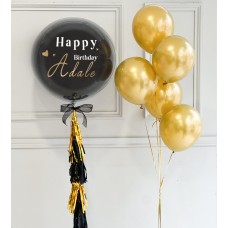 Balloon Set Black and Gold