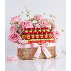 Mother's Day Bird's Nest and Rose Gift Set