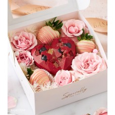 Ruby Heart Chocolate & Roses Gift
