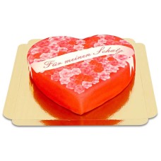 For my darling heart-shaped cake