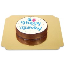Happy Birthday Sachertorte BLUE