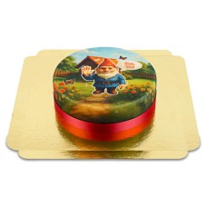 Waving garden gnome cake (Small (18cm (6 Servings)))