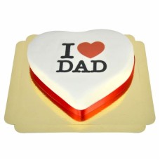 Love Dad-Herztorte (Medium ((25×24 cm)10 servings))