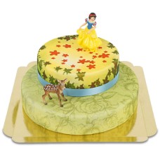 Snow White on Two Tier Fairy Tale Cake