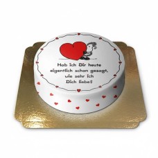 Sheepworld - How Much I Love You Cake (Small (18 cm (6 servings)))