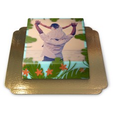Tropical photo cake (Small ((20×14 cm)6 servings))