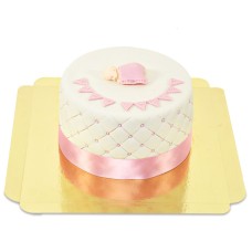 Pink baby shower cake (Small (12 Servings))