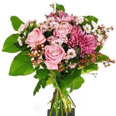 Send The Bouquet Pretty Pink As A Flower Messenger (Elegant)