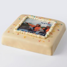 Festive marzipan photo cake (8 people)