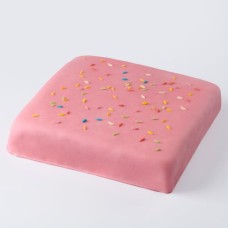 Festive marzipan cake pink (8 people)
