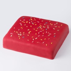 Festive marzipan cake red (8 people)