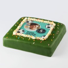 Football cake (Marzipan ke Football field 25 people)
