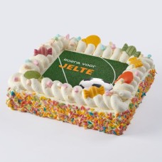Whipped cream cake Football field (8 people)