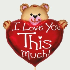 I love you balloon extra large