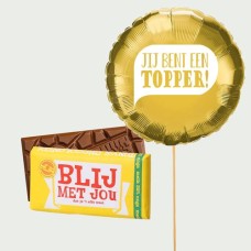 Jij bent een topper with Tony's Chocolonely reep bar
