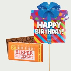 Happy Birthday with Tony's Chocolonely bar