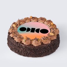 Chocolate photo cake