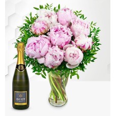 Spring Peonies with Fizz (Standard)