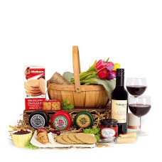 Dad's Cheese & Wine Basket