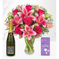 Rose and Lily Congratulations Luxury Gift (Standard)