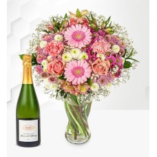 Rose Serenade with Champagne (Standard)