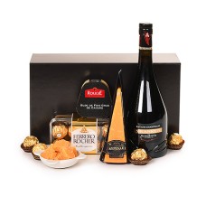 Vranken Ratafia Champenois, foie gras, cheese and chocolates
