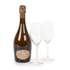 DeuS Brut Des Flanders Cuvee Prestige & Glasses