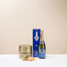 Golden Pommery Champagne & Destrooper Biscuits