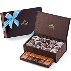 Godiva Royal Gift Box for Him Standard, 45 pcs
