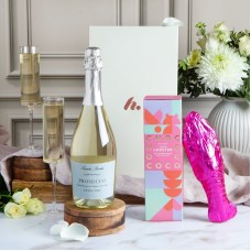 Chocolate Lobster and Prosecco Gift Hamper