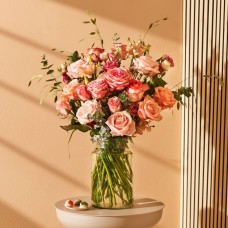 Bouquet "Lovely pink roses" (Small)