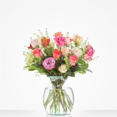 Bouquet "Colorful roses" (15 Roses)