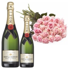 Pink Roses & Champagne, MoÃ«t Chandon Brut