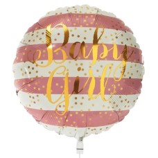 Balloon Baby Girl Stripes