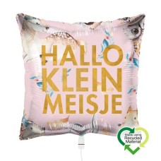 Balloon Hello Little Girl Eco