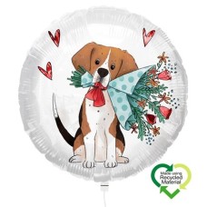 Balloon Dog With Hearts and Flowers Eco