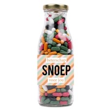Candy jar Get well soon for you licorice sticks