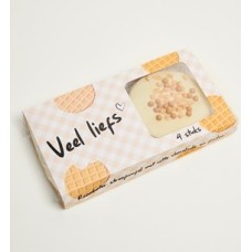 Stroopwafels White Chocolate and Fudge Cubes 4-pack