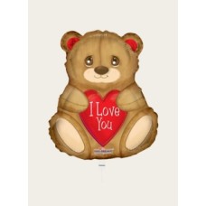 Balloon Bear I Love You Multi