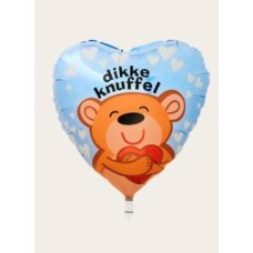 Balloon Heart Big Hug Blue