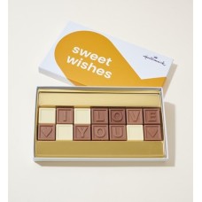 Chocolate telegram I Love You