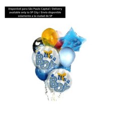 Baby Boy Balloon Bouquet