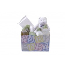 Fresh and Clean Natura Gift Basket for Baby Boy