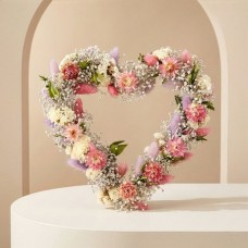 Dried flowers | Wreath | Floral heart