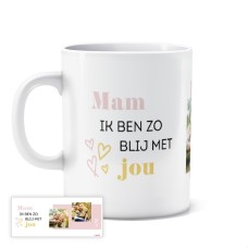 Mug | Mom happy with you | with own photos