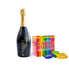 Il Miogusto prosecco 750 ml | Tony's Chocolonely tiny tony's 200g