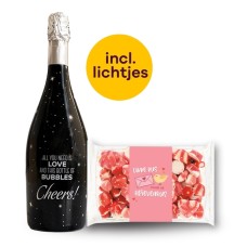 Prosecco Spumante incl. light 750 ml | Lots of love Big kiss 280g