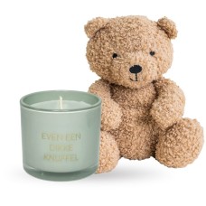 My Flame Lifestyle candle, Big Hug | Jollein Plush Teddy Bear