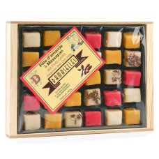 Les Damaselles - Candied fruit almond paste box (250g wooden box)