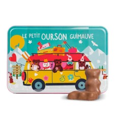 The real little marshmallow bear - Collector's box "The bear in the mountains" (130g "Combi" decorative box)